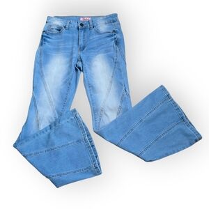True Luck Flare Jeans, Size 7/8